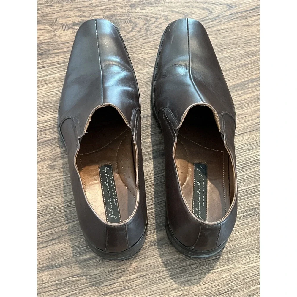 Johnston & Murphy Handcrafted In Italy Monk  Toe Chestnut Size 12M